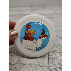 1987 Warner Bros Foghorn Leghorn Frisbee Throwing Disc Toy‎ Vintage Collectible